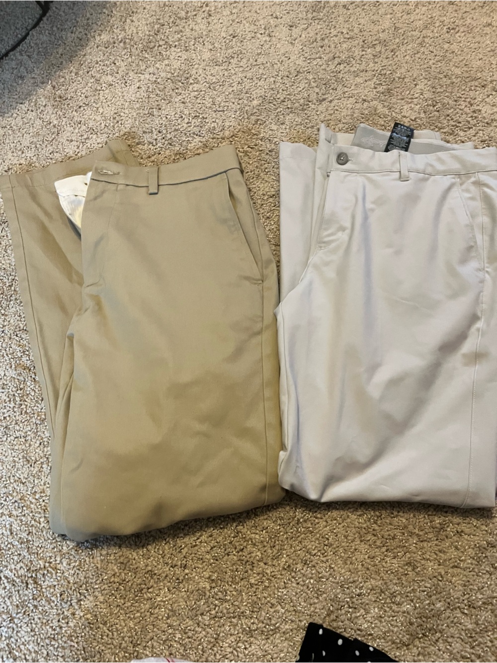 George Men's Chino Pants in Khaki and Light Gray 32x30